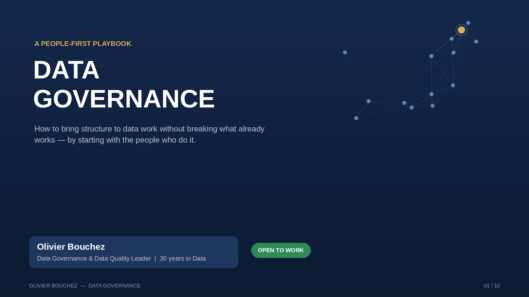 Data Governance — A People-First Playbook